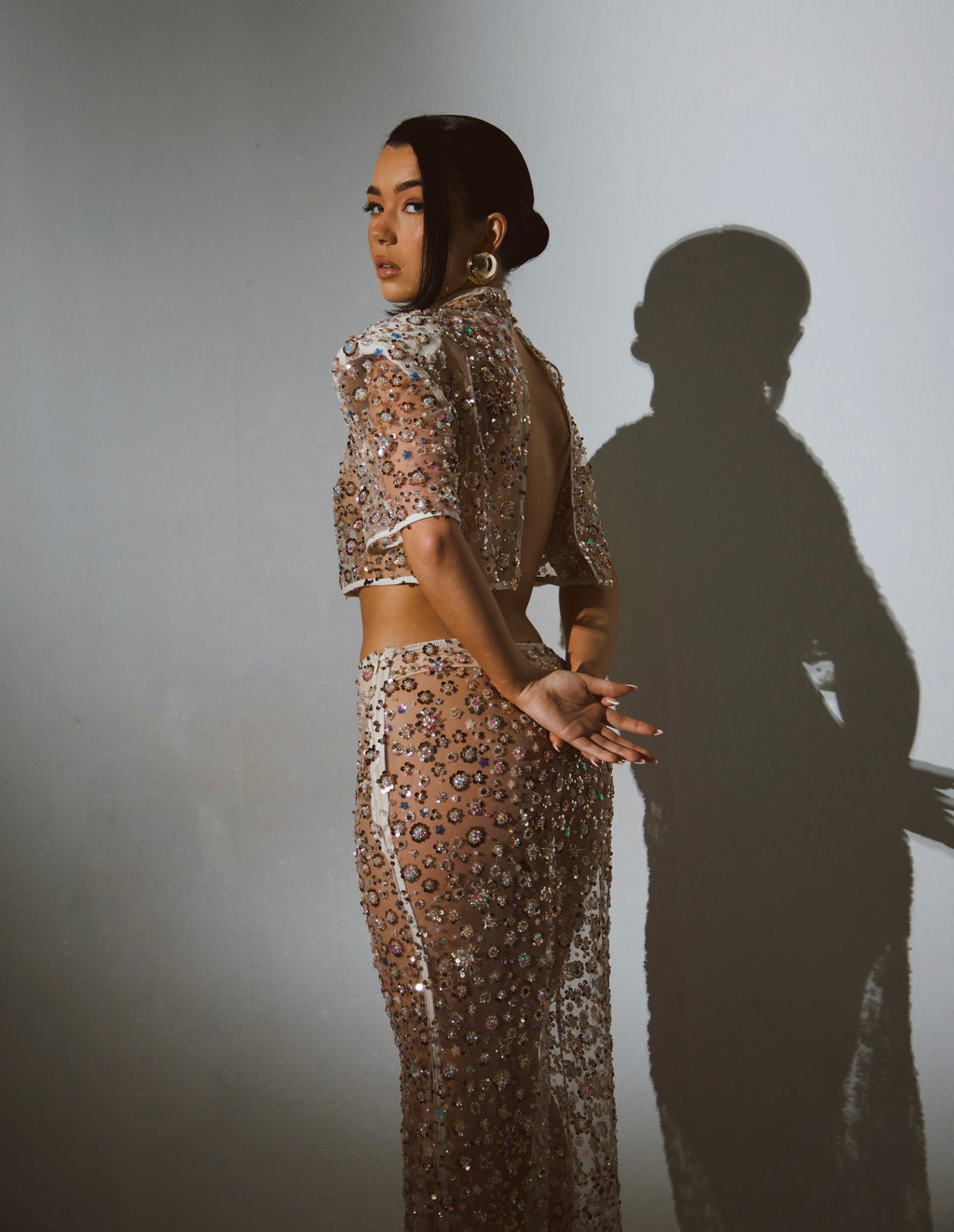 Embellished Crop Top