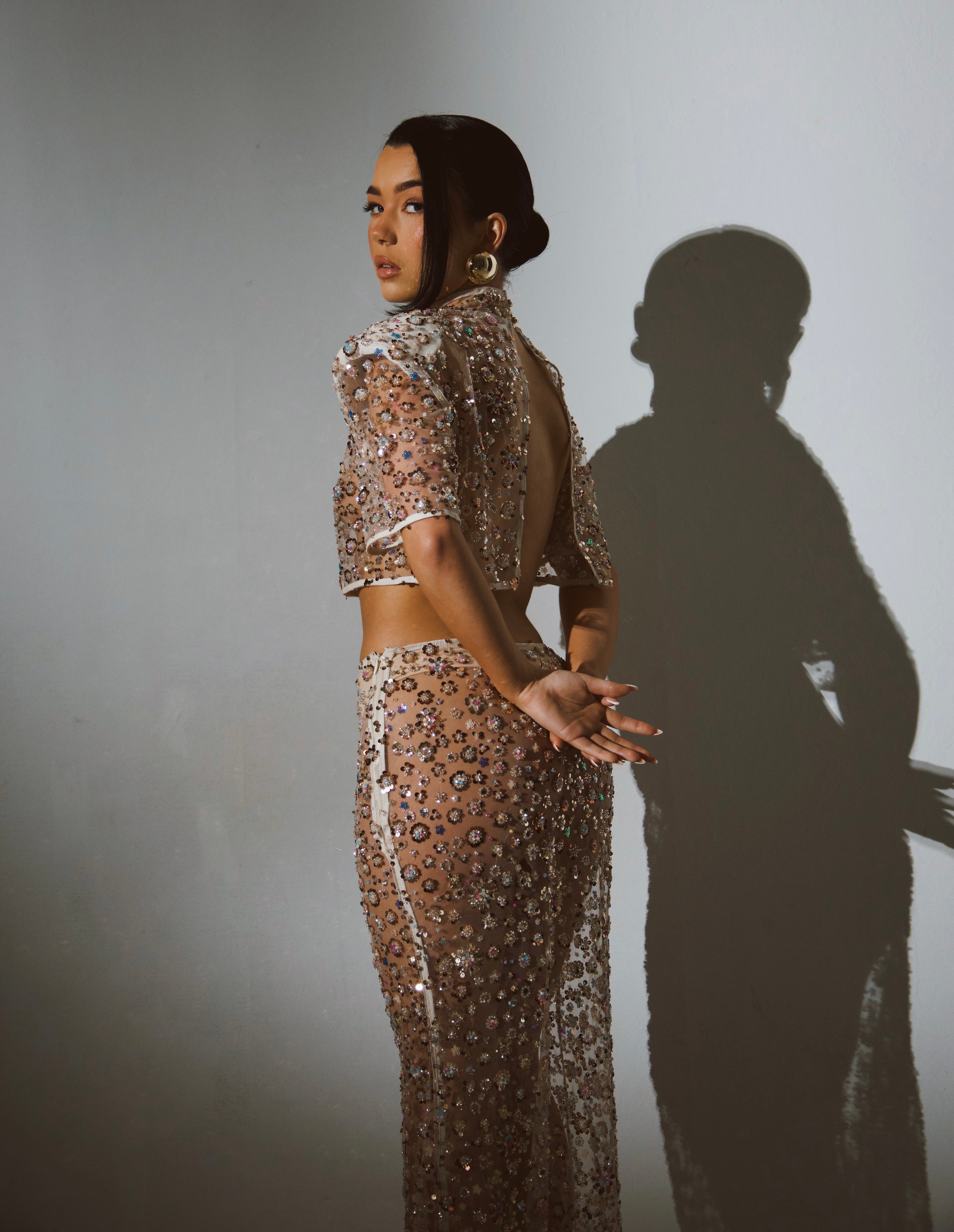 Embellished Crop Top