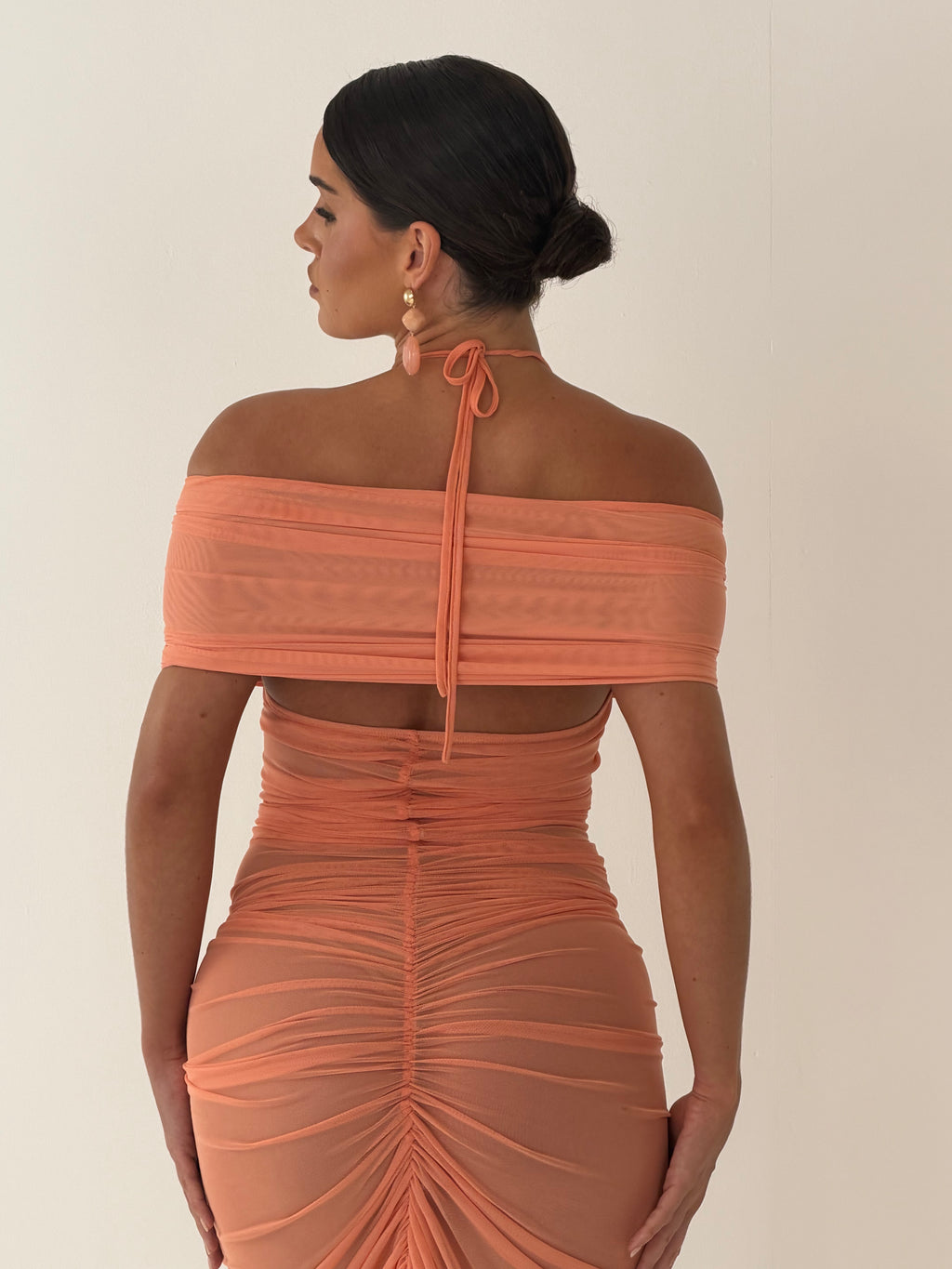 Solara Midaxi Dress | Coral